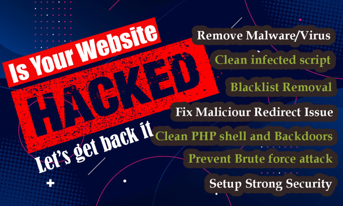 Gig Preview - Secure wordpress malware removal, recover hacked website