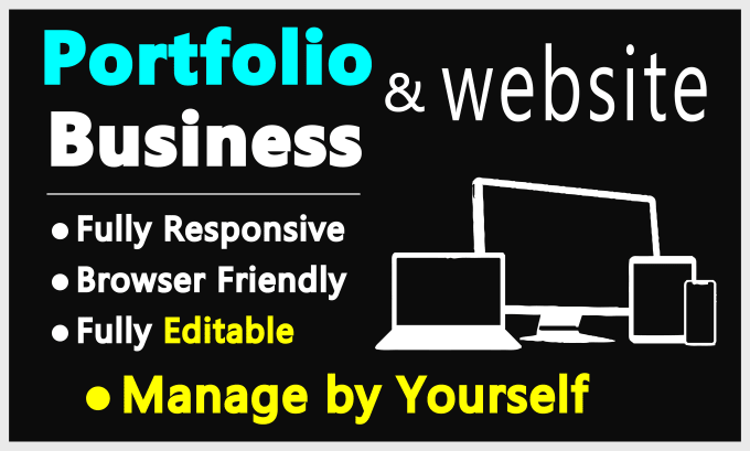 Gig Preview - Create personal portfolio website, wordpress portfolio, business website