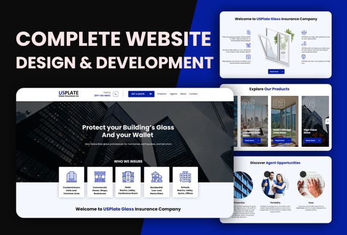 Gig Preview - Expertly design and develop a custom website from scratch