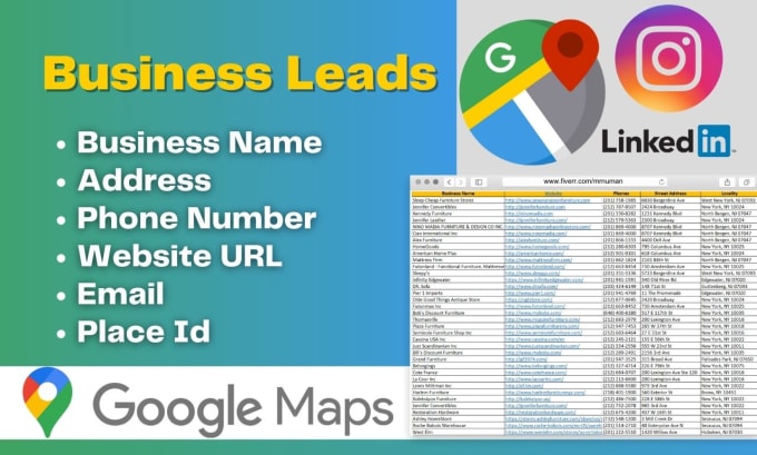 Bestseller - scrap google maps with data scraper for busines leads and business list