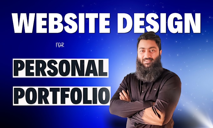 Gig Preview - Design a personal portfolio website with wordpress