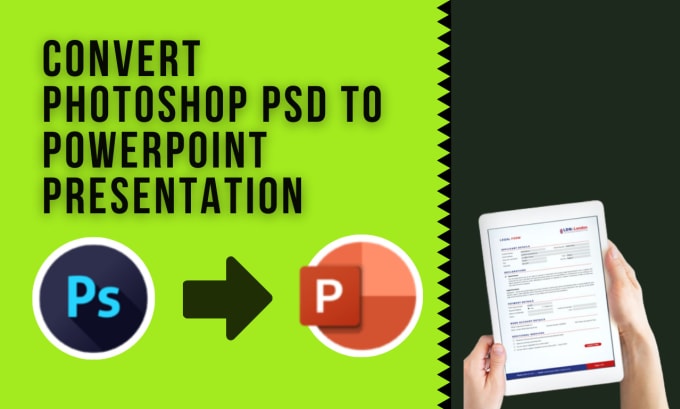 Gig Preview - Convert photoshop PSD to powerpoint presentation