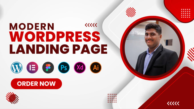 Gig Preview - Create professional modern landing page with elementor and wordpress