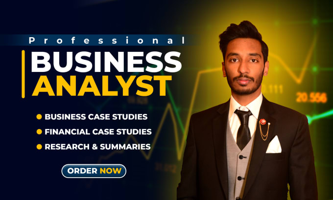 Gig Preview - Provide financial case studies, business case studies, financial analysis, npv