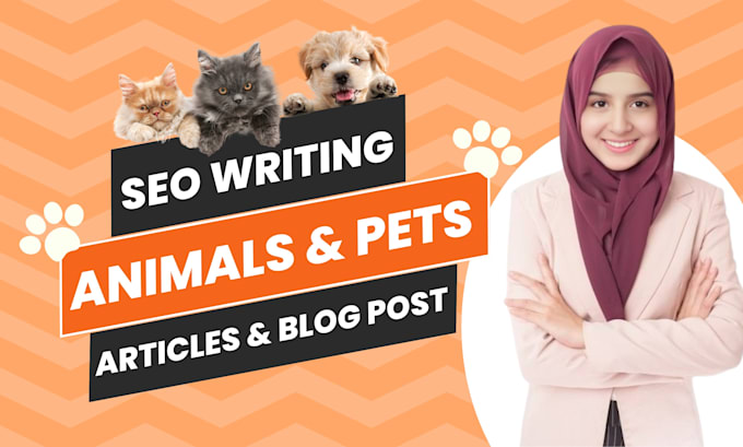 Gig Preview - Write SEO pet articles, dog training, and animal care blog