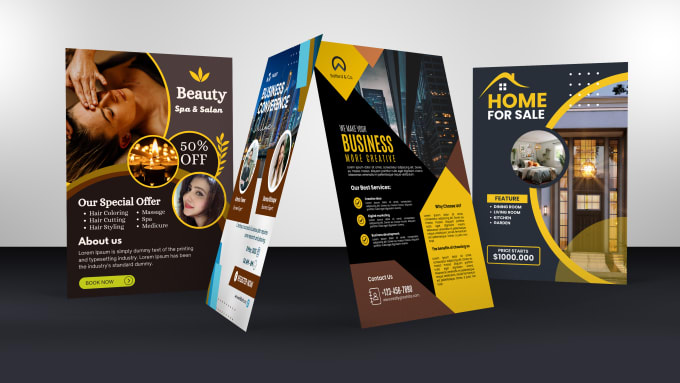 Bestseller - do brochure flyer design for your bussines