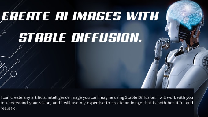 Gig Preview - Create ai images with stable diffusion