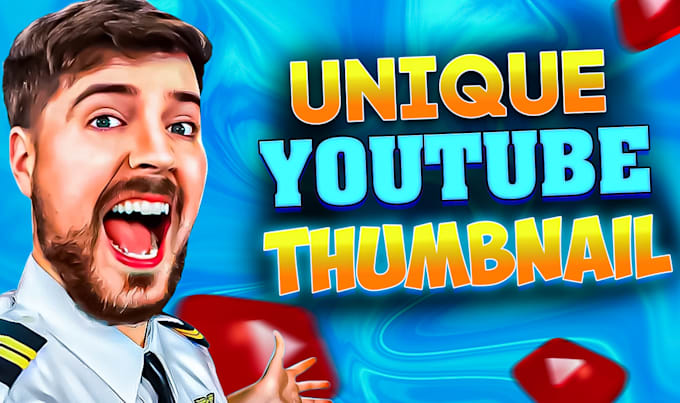 Gig Preview - Design amazing clickbait youtube thumbnail in 1 hours