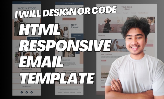 Gig Preview - Design a professional HTML email template or newsletter