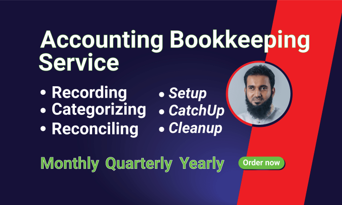 Gig Preview - Do bookkeeping services for small businesses in quickbooks or xero