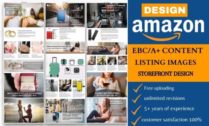 Gig Preview - Design amazon enhanced brand content ebc a plus