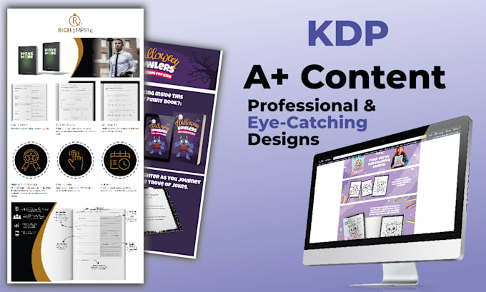 Gig Preview - Create amazing a plus content for KDP book