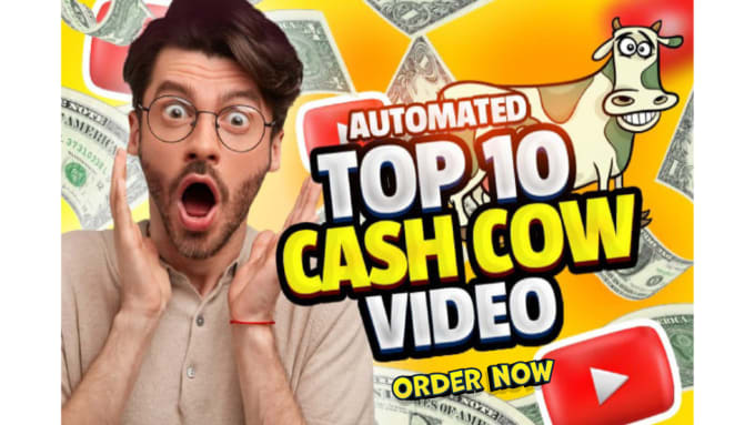 Gig Preview - Create youtube top 10 videos and faceless cash cow video editing