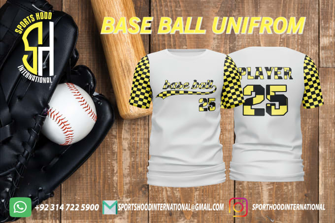 Gig Preview - Create professional base ball uniform design