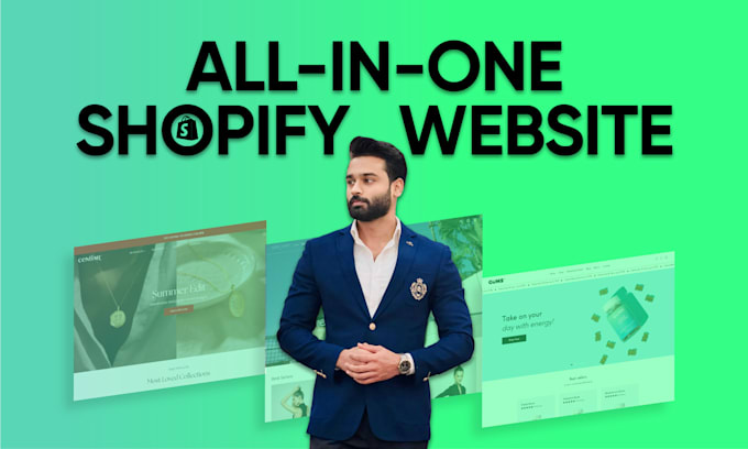 Gig Preview - Do complete shopify website design and redesign, ecommerce website