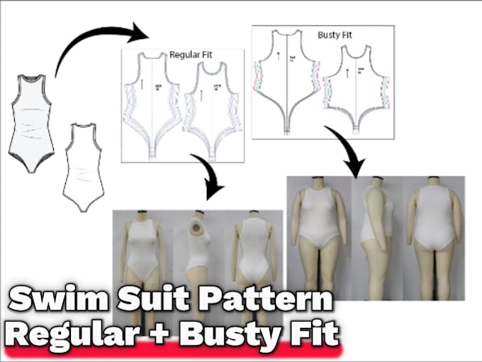 Gig Preview - Do garment sewing patterns and grading for  fashion apparel and clothing