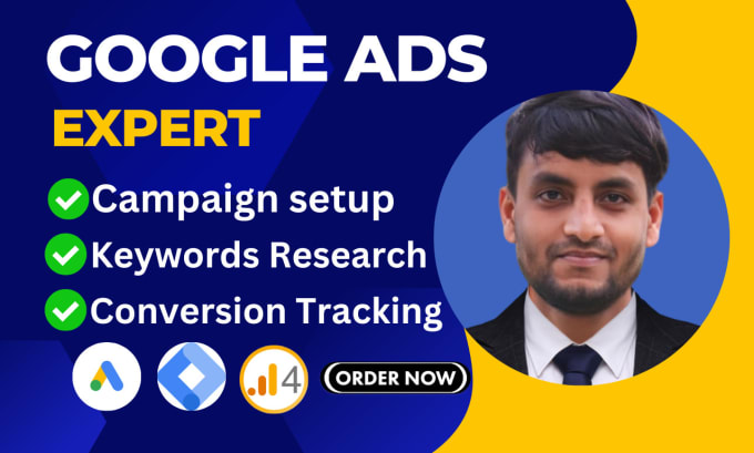 Gig Preview - Setup optimize and manage your google ads search ads and adwords PPC campaign