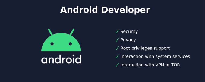 Gig Preview - Develop secure and privacy focused android app