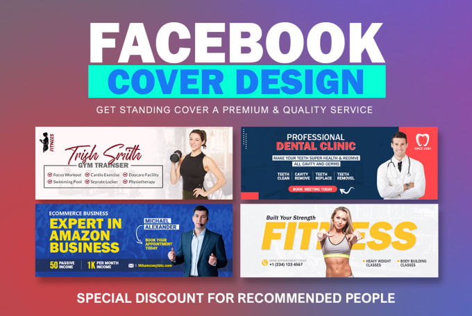 Gig Preview - Design your premium facebook banner, cover