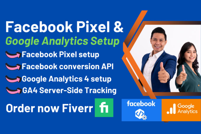 Gig Preview - Setup of facebook pixel and google analytics