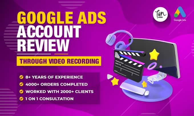 Gig Preview - Provide google ads account audit via video recording