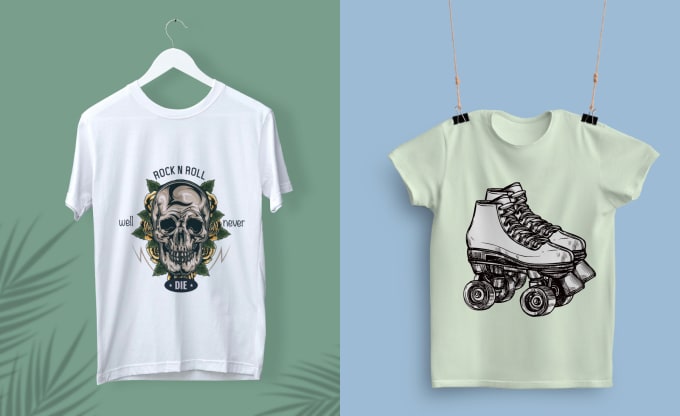 Gig Preview - Create custom illustration graphic and vintage tshirt design