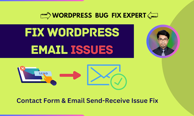 Gig Preview - Fix wordpress contact form, email not receiving issue and setup email smtp