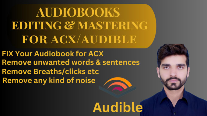 Gig Preview - Expertly edit, mix, and master your audio book and podcast to acx standards