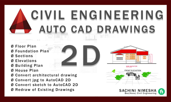 Gig Preview - Make structural drawings and architectural plans in autocad