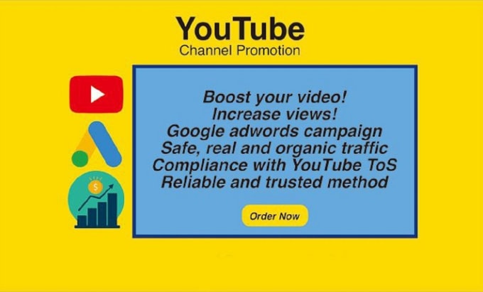 Gig Preview - Do organic youtube video promotion through google ads