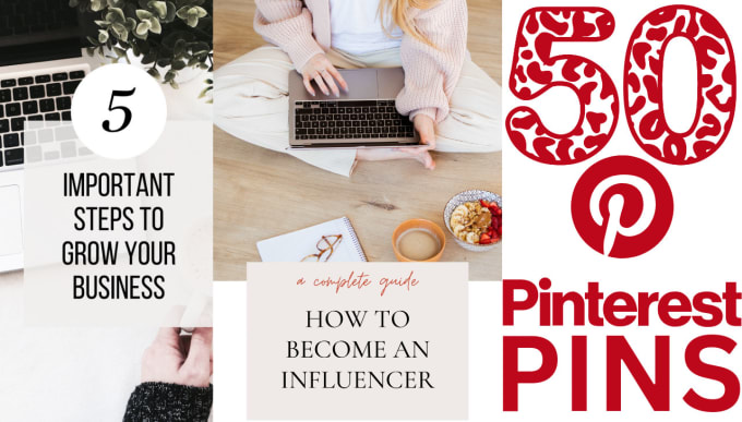 Gig Preview - Design 50 attractive pinterest pins