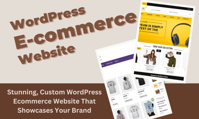 Gig Preview - Build and customize your wordpress ecommerce website