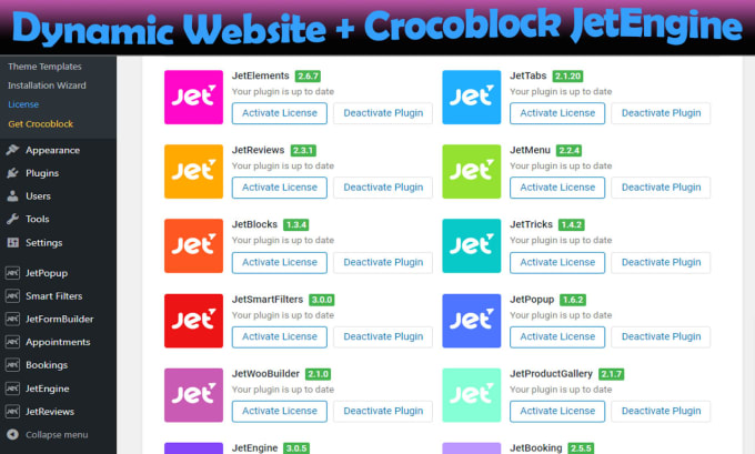 Gig Preview - Dynamic listing wordpress website, real estate, classified ads with crocoblock