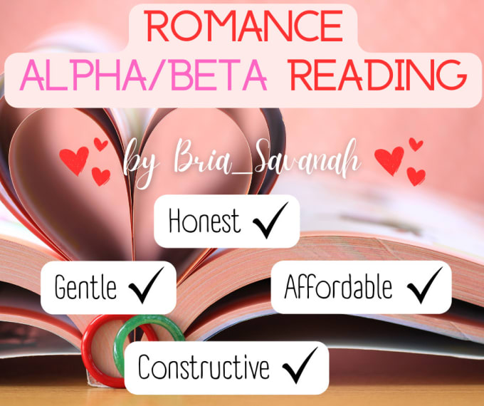 Bestseller - alpha or beta read your romance novel