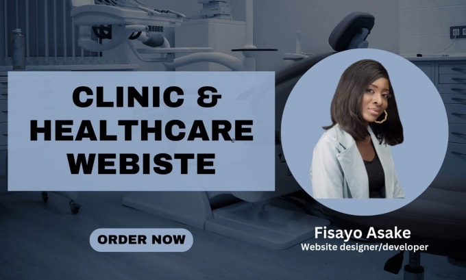 Gig Preview - Create dental, healthcare, hospital and clinic website with wordpress, wix