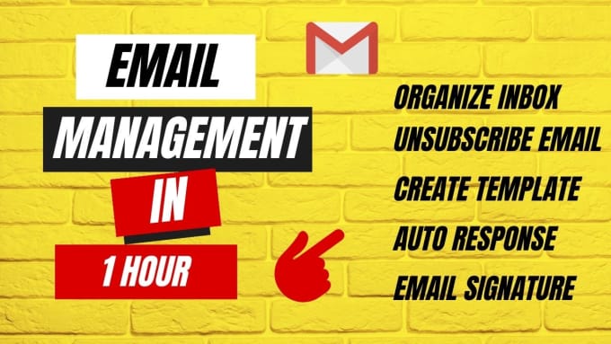 Gig Preview - Create an email signature and unsubscribe emails in 1 hour