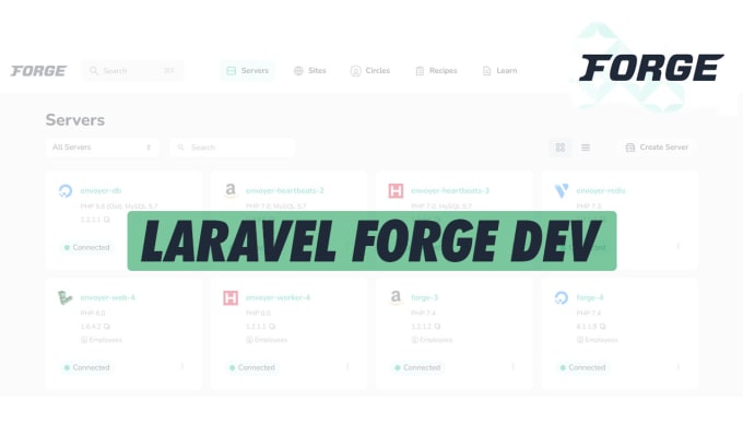 Gig Preview - Setup laravel forge for your laravel application