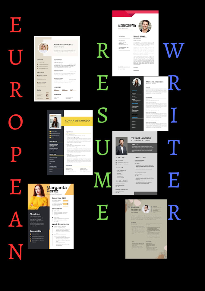 Gig Preview - Do european resume writing, resume writing, cover letter