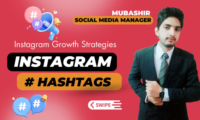 Gig Preview - Do instagram hashtags and instagram organic growth strategies