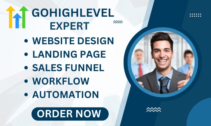 Gig Preview - Clone or build gohighlevel landing page gohighlevel website gohighlevel ghl VA