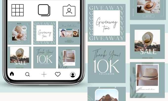 Gig Preview - Create luxury canva instagram templates for your brand