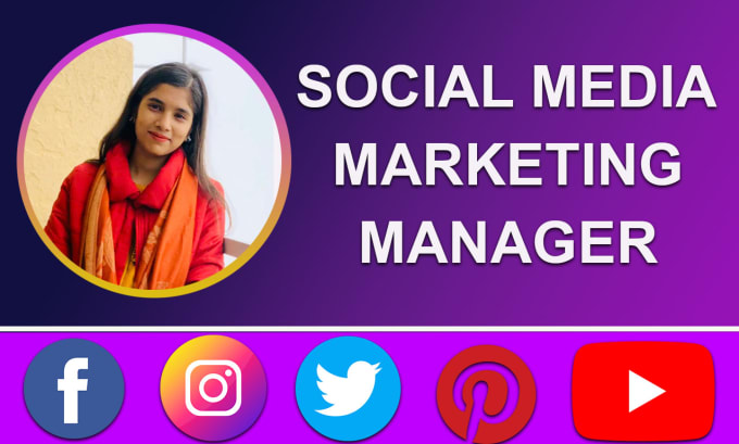 Gig Preview - Be your social media marketing manager