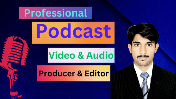 Gig Preview - Produce and edit podcast video and audio, zoom video, zoom webinar