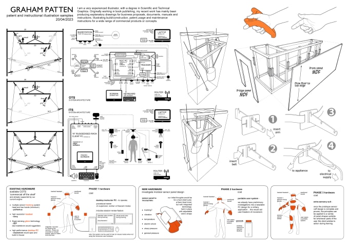 Gig Preview - Create clear, technical, usage and patent drawings