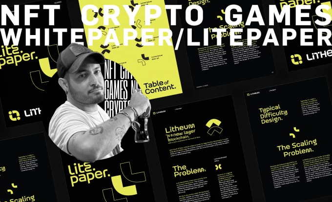 Gig Preview - Design whitepaper litepaper for nft, crypto or games