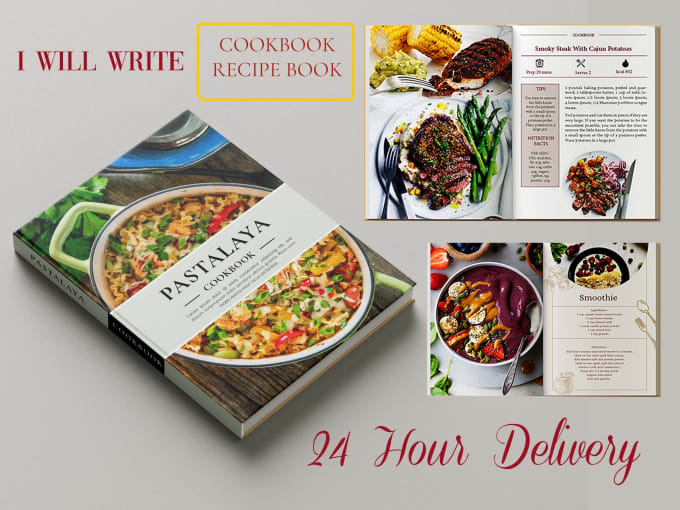 Gig Preview - Write recipes for your cookbook, recipe book and ebook