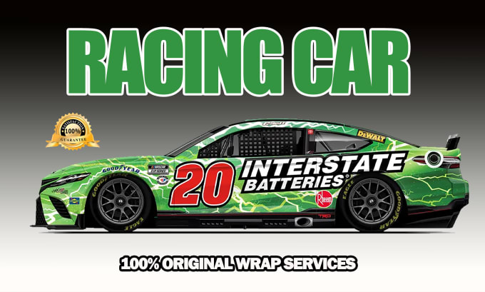 Gig Preview - Business van wrap design, sports racing car wrap, car livery, racing car design