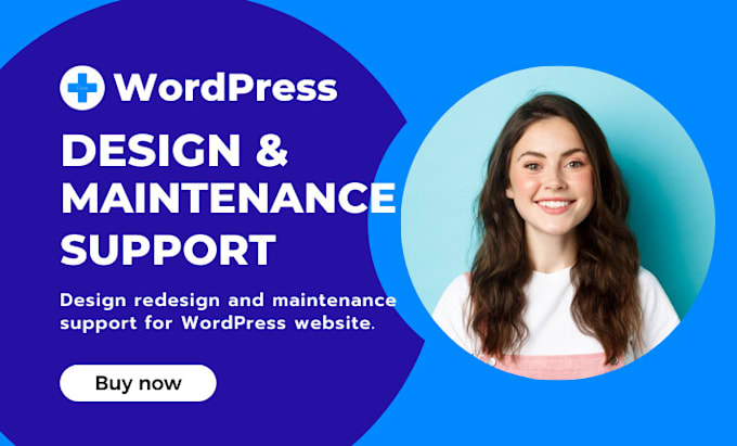 Gig Preview - Design maintenance update and provide monthly support for your wordpress website