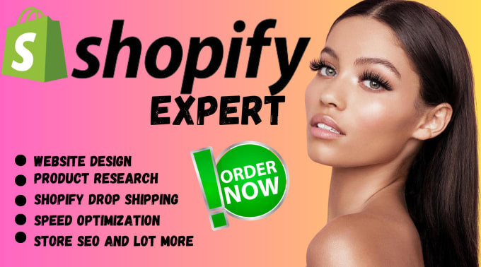 Gig Preview - Shopify website design shopify website redesign store redesign