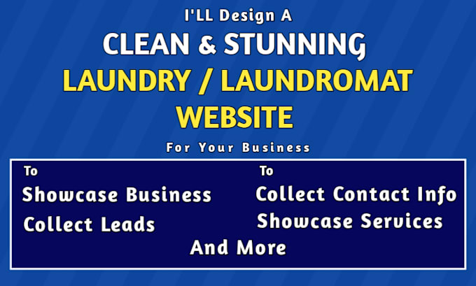 Bestseller - create a stunning cleaning website, laundromat website or a handyman website